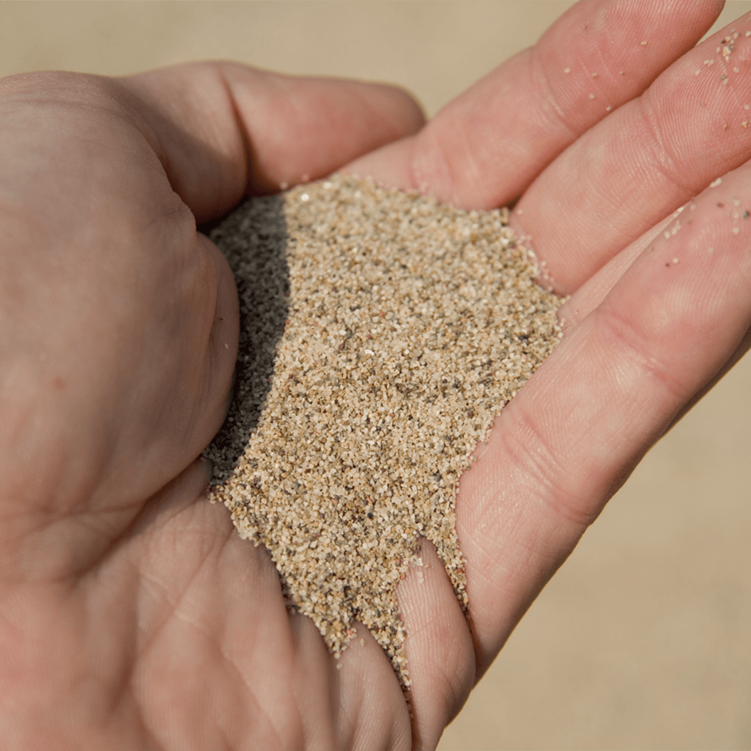 Sabbia per sabbiatrice sabbia sabbiatrice vaga 0.3-1.00 mm sacchi